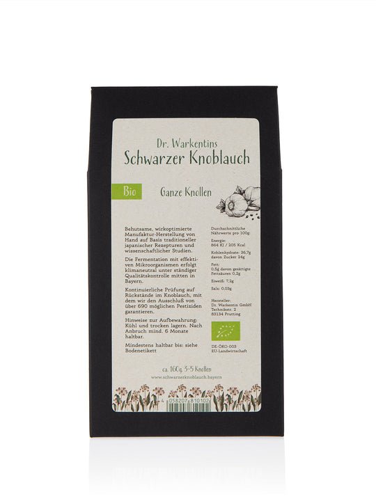 Dr. Warkentins Schwarzer Bio-Knoblauch Box, BLACK EDITON