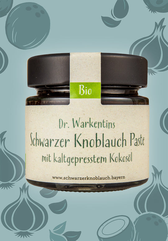 Bio Schwarzer Knoblauch Paste mit kaltgepresstem Kokosöl