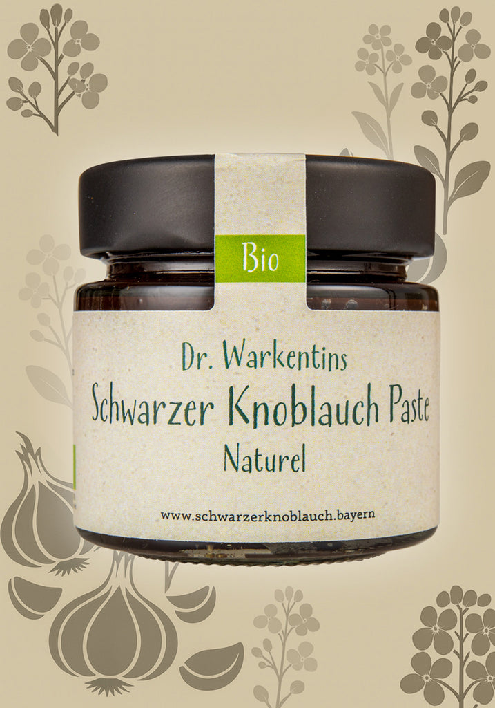 schwarzer knoblauch saatgut Schwarzer Knoblauch Paste BIO – Naturel – Made in Germany – Dr. Warkentins Schwarzer  Knoblauch