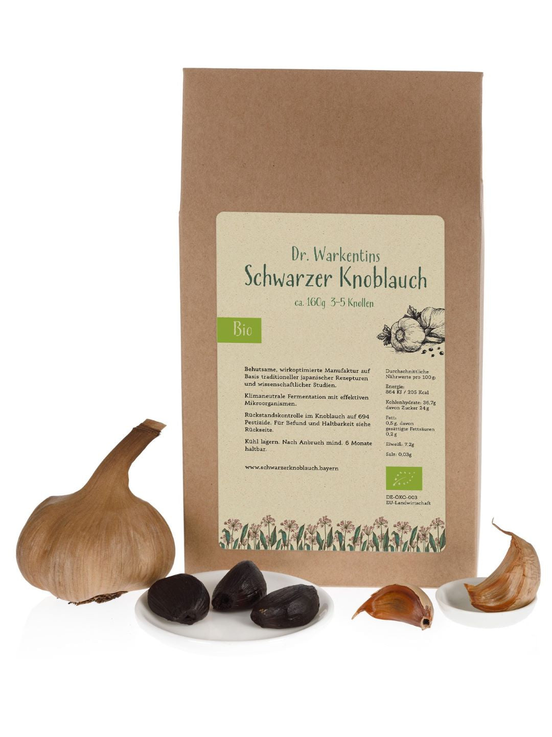 Schwarzer Bio-Knoblauch – Knollen